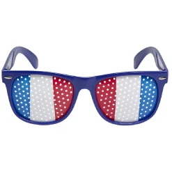 Lunettes avec drapeau français-Gifi Discount