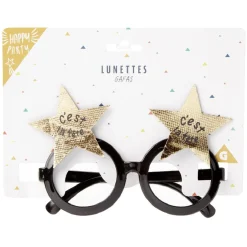 Lunettes fantaisie noir-Gifi Sale