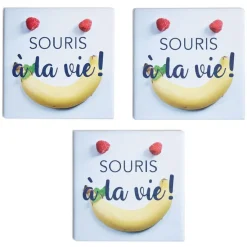 Magnet citation 5x5cm - 3 modèles-Gifi Online