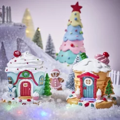 Maison cupcake lumineuse - 2 modèles-Gifi Discount