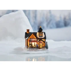 Maison lumineuse miniature 2 LED-Gifi Online