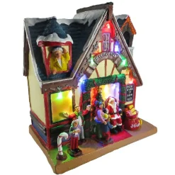 Maison Père Noël lumineuse et musicale-Gifi Hot