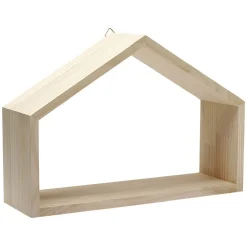Maison vide en bois clair à décorer, L51 cm-Gifi Clearance