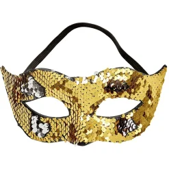 Masque à sequins doré argenté-Gifi Discount