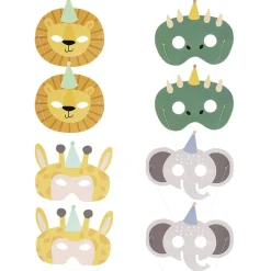 Masque animaux sauvage x8-Gifi