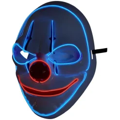 Masque clown adulte LED-Gifi Online