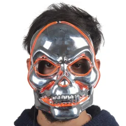 Masque crâne de fer lumineux adulte-Gifi Best