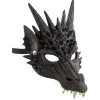 Masque enfant dragon noir-Gifi New