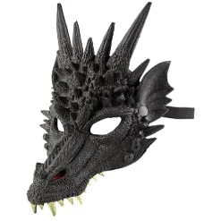 Masque enfant dragon noir-Gifi New