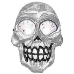 Masque enfant Halloween squelette gris et noir-Gifi Best
