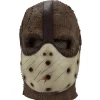 Masque horreur Halloween latex marron-Gifi Outlet