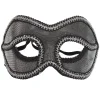 Masque loup vénitien noir et gris argenté-Gifi Hot