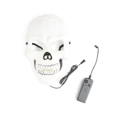 Masque squelette Halloween à LED-Gifi Online