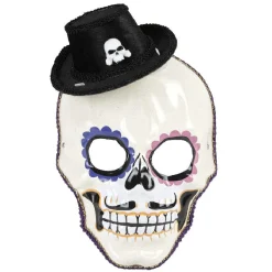 Masque tête de mort Day of the Dead adulte-Gifi Outlet
