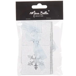 Mini pochette cadeau argenté x6-Gifi Hot