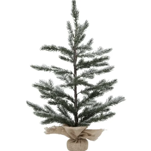 Mini sapin de Noël artificiel vert pailleté argenté-Gifi Sale
