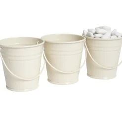 Mini seau ivoire x3-Gifi Outlet