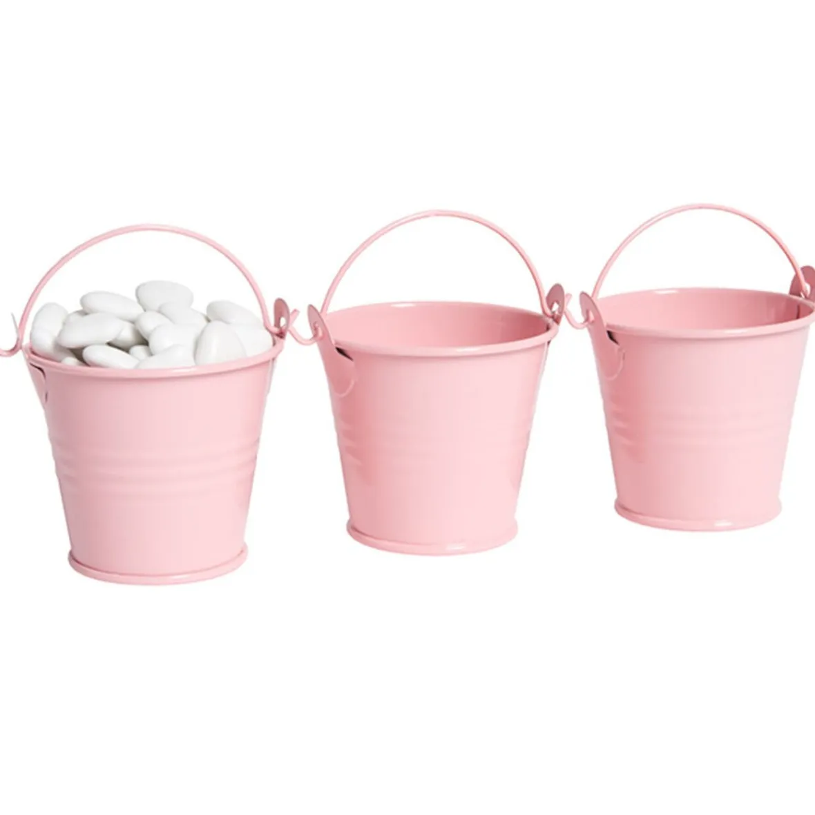 Mini seau rose x3-Gifi New