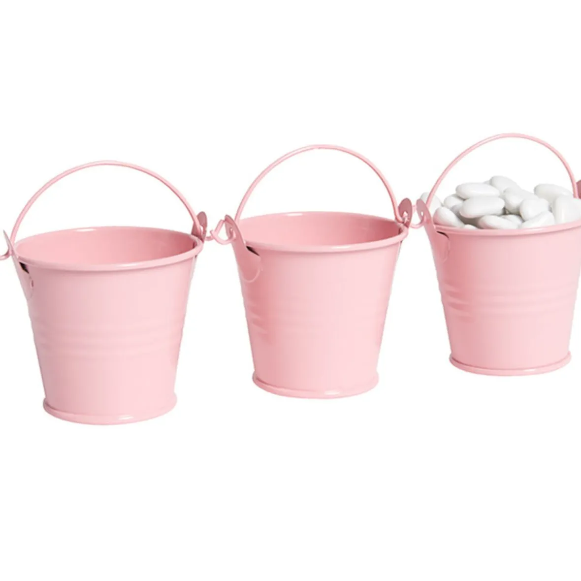 Mini seau rose x3-Gifi New