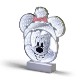 Miroir LED Disney Mickey effet infini à piles H25cm-Gifi Discount