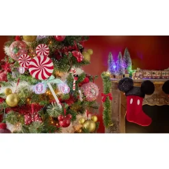 Miroir LED Disney Mickey effet infini à piles H25cm-Gifi Discount