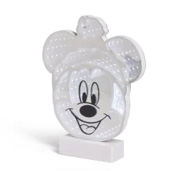 Miroir LED Disney Mickey effet infini à piles H25cm-Gifi Discount