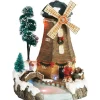 Moulin à vent NOEl musical et animé-Gifi Hot