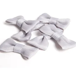 Noeud déco argenté x6-Gifi Hot