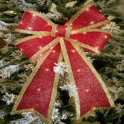 Noeud lumineux 30LED blanc chaud 37xH56cm-Gifi Discount