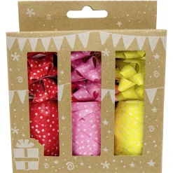 Noeud métallisé x9 avec bolduc x3 multicolore-Gifi Clearance