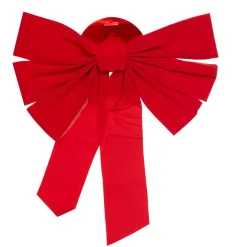 Noeud Noël rouge velours-Gifi Hot