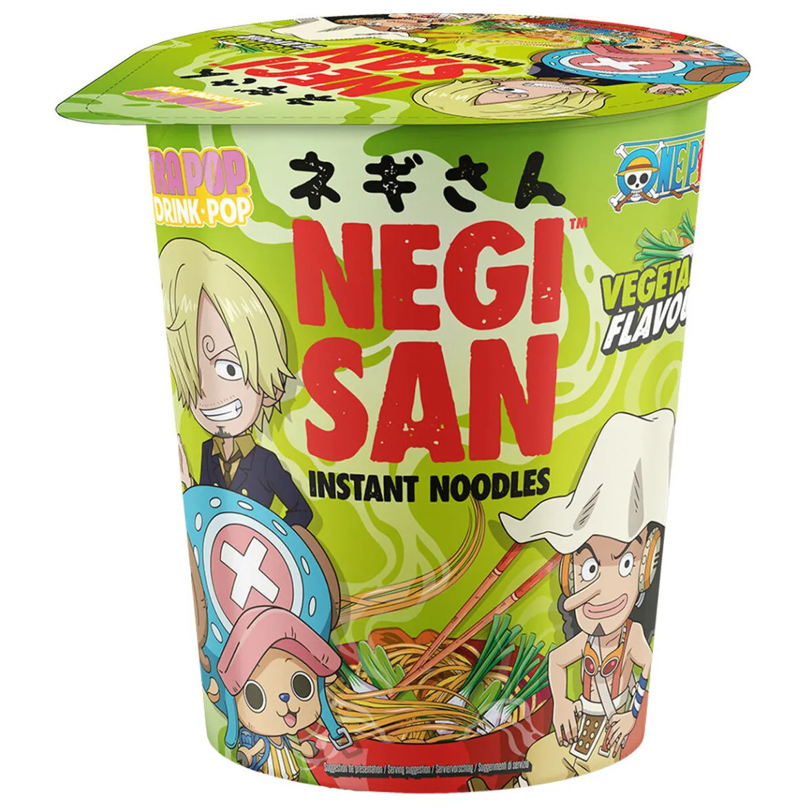 Nouilles instantanées Negisan goût légumes One Piece 65g-Gifi New