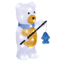 Ours de Noël lumineux 30 Led H30 cm-Gifi Clearance