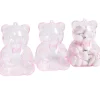 Ourson à dragées rose x3-Gifi New