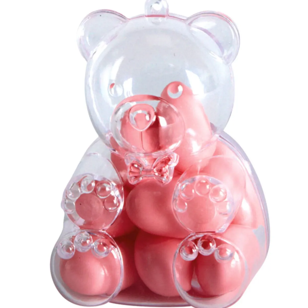 Ourson à dragées transparent x3-Gifi Online