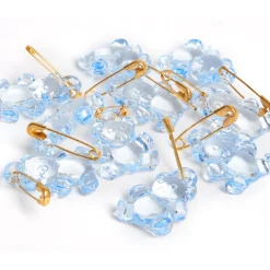 Ourson bleu à épingler x10-Gifi Best