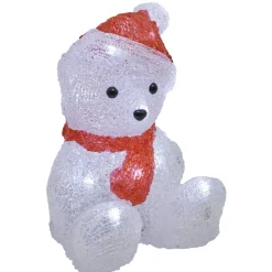 Ourson lumineux Noël bonnet rouge-Gifi Sale