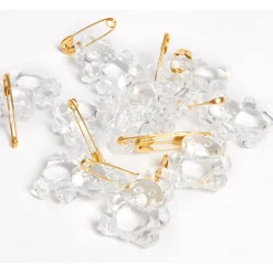 Ourson transparent à épingler x10-Gifi Outlet