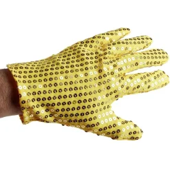 Paire de gants taille unique doré-Gifi