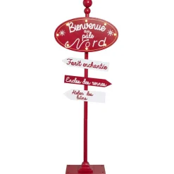 Pancarte de Noël lumineuse blanc chaud H130 cm-Gifi Discount