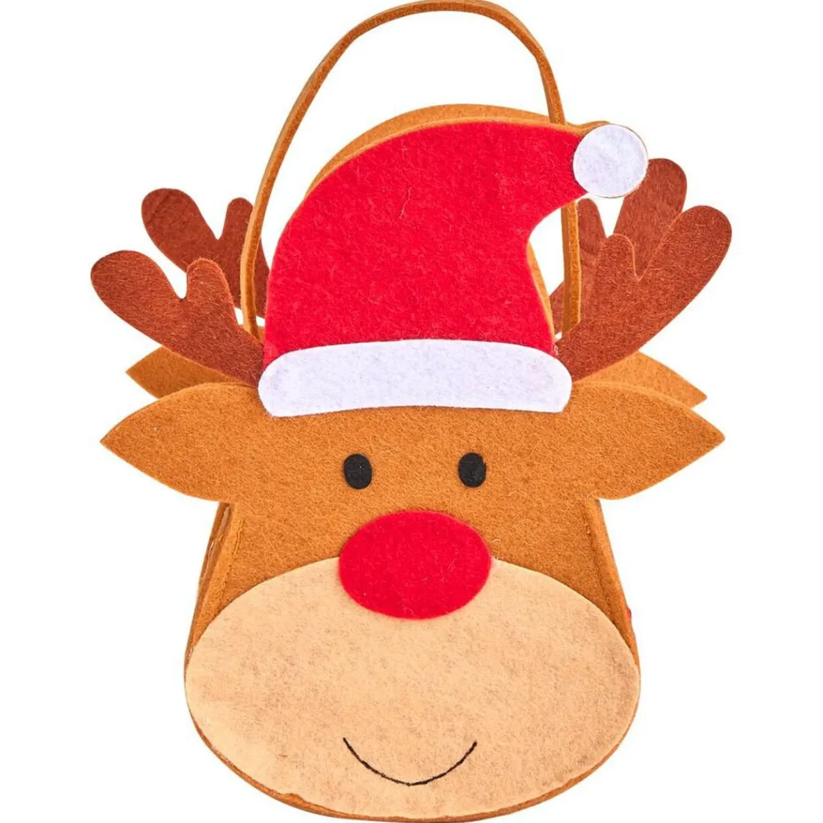 Panier de Noël en feutrine - 3 modèles-Gifi Discount