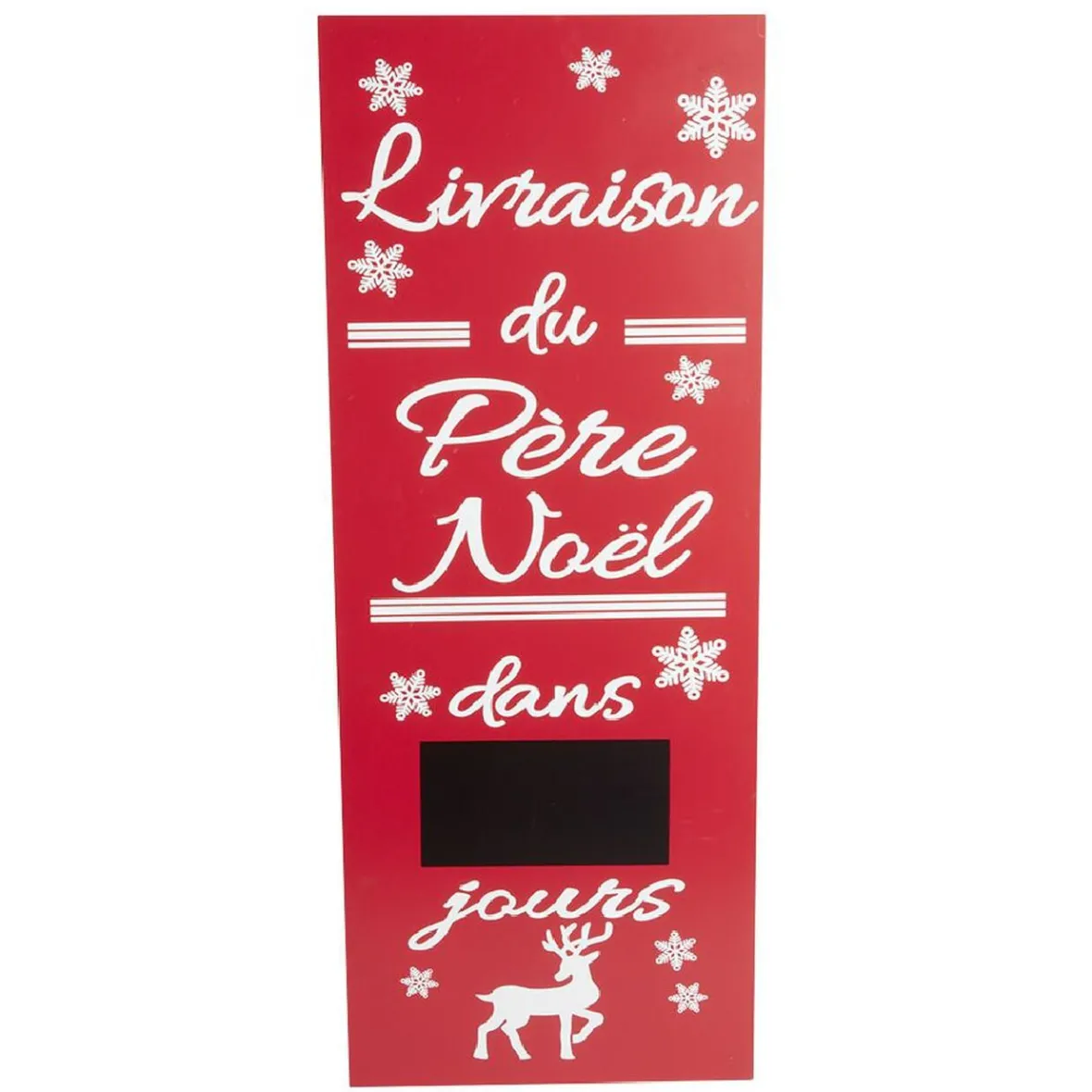 Panneau de livraison du Père-Noël à poser H90cm-Gifi