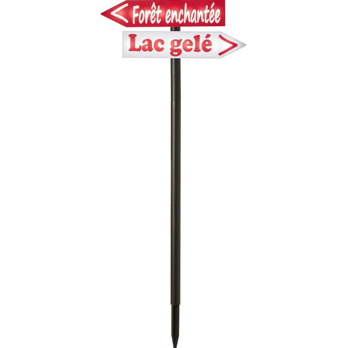 Panneau de Noël lumineux solaire à planter H100 cm-Gifi Discount