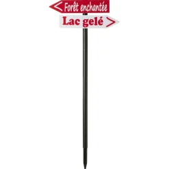 Panneau de Noël lumineux solaire à planter H100 cm-Gifi Discount