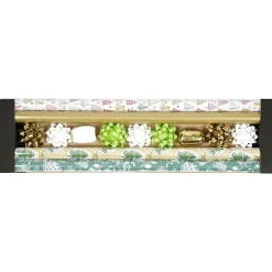 Papier cadeau de Noël nature L200X70 cm x4-Gifi Hot