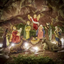 Papier rocher marron crèche de Noël 2 m-Gifi Outlet