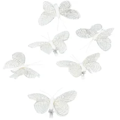 Papillon blanc x6-Gifi Sale