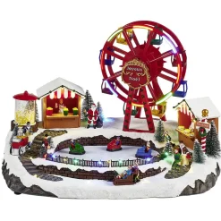 Parc d'attraction animé lumineux et musical Village de Noël-Gifi Sale