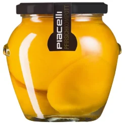 Pêches au sirop bocal en verre 560gr-Gifi Outlet
