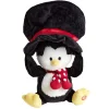 Peluche animée et musicale Père-Noël ou pingouin H34cm-Gifi Online